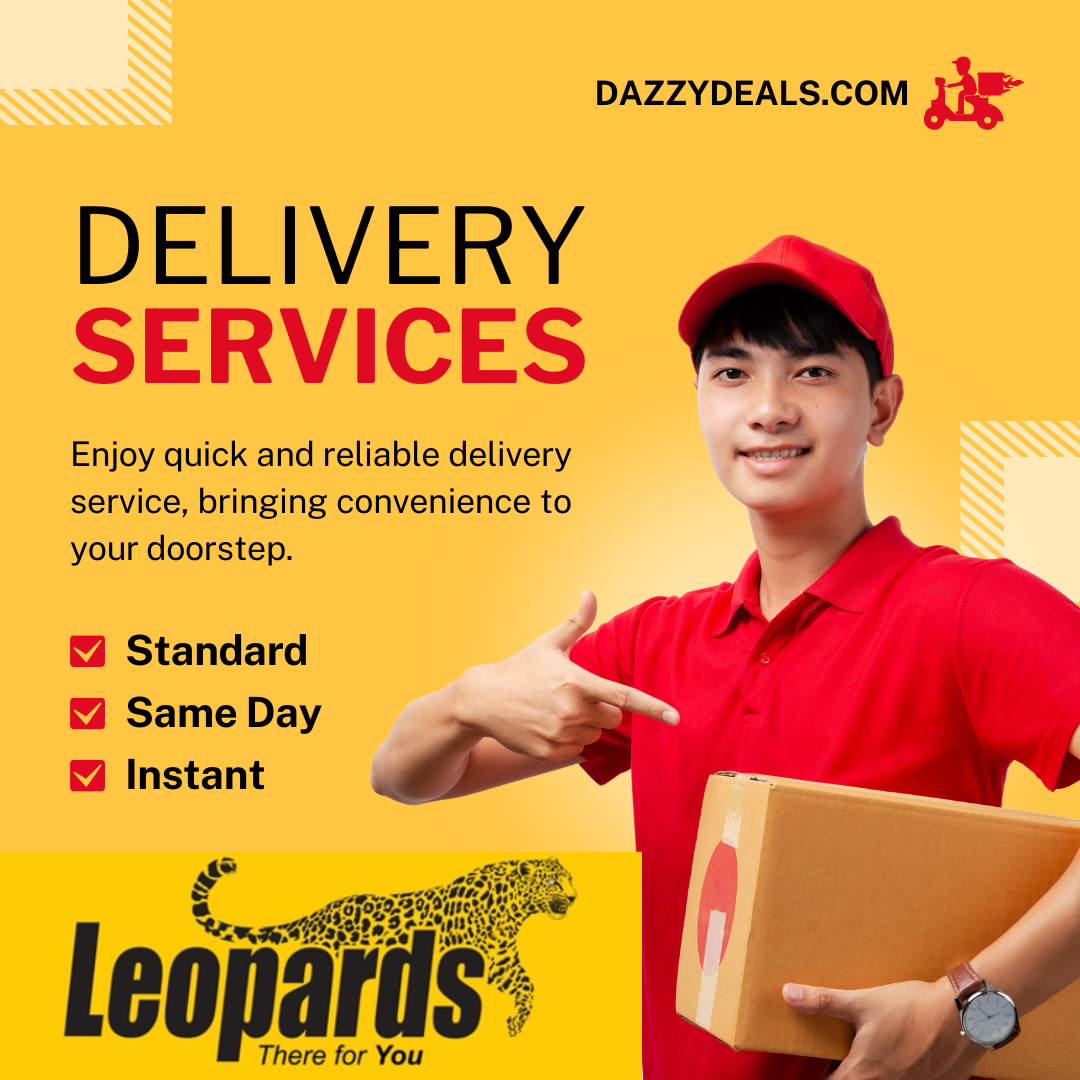 Red and Yellow Modern Delivery Services Instagram Post